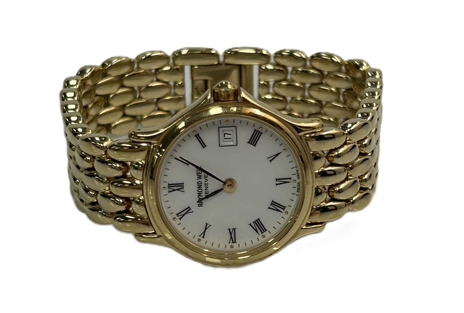 Raymond Weil Geneve Ladies Gold Tone Bracelet Watch 5588