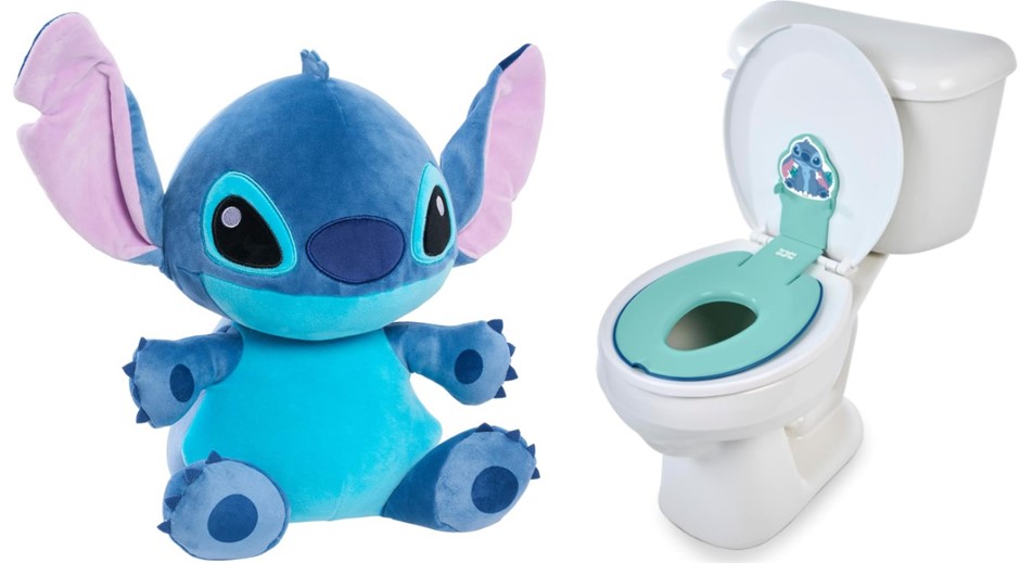 BUNDLE of Disney Stitch Comfort Weighted Plush Stitch, 14-inch Stuffed Anim
