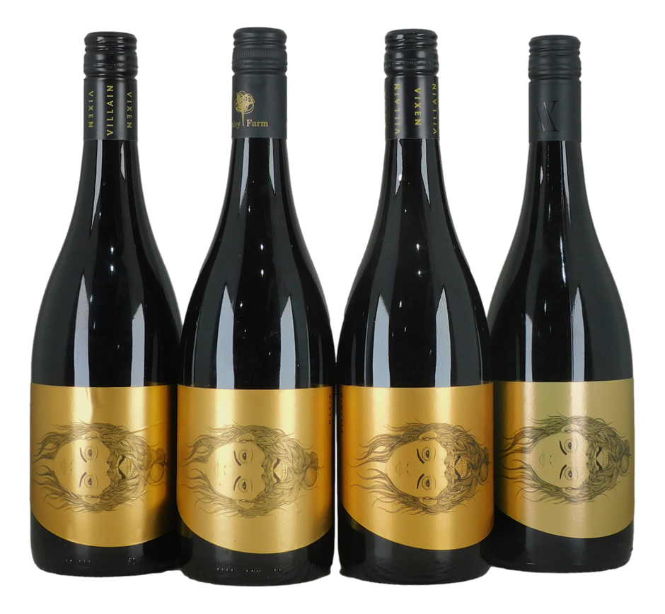 Hentley Farm Villian & Vixen Shiraz Vert. Pack (4x 750mL).