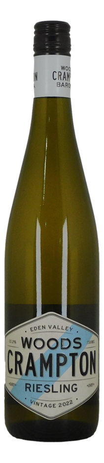 Woods Crampton White Label Riesling 2022 (5x 750mL), SA.