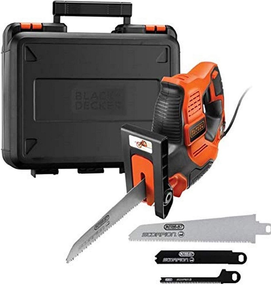 BLACK+DECKER 500W Scorpion Powered Hand Saw with Autoselect. NB: used