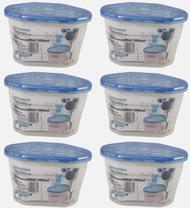 6x Dehumidifier Home Air Moisture Damp Mould Absorber Bed Room Wardrobe 500