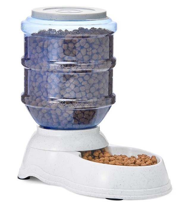 AMAZON BASICS Automatic Dog Cat Feeder, Large, 5.44 kg Food Capacity. NB: n