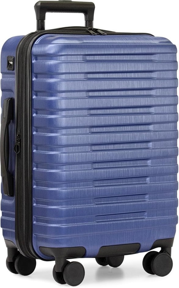 U.S. Traveler Hardside Spinner Luggage Set with Integrated USB Port and Pow