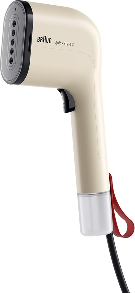 BRAUN Compact and Light Handheld Garment Steamer, 1100W, Beige.
