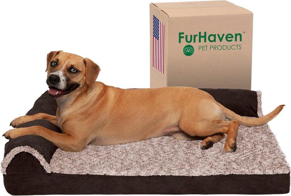 FURHAVEN Cooling Gel Dog Bed.