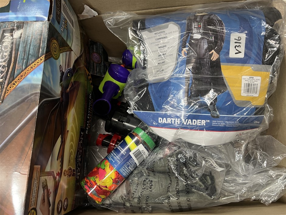 6 x ASSORTED BOYS TOYS BUNDLE; Incl. Water balloons, Bubble Guns, & more. N