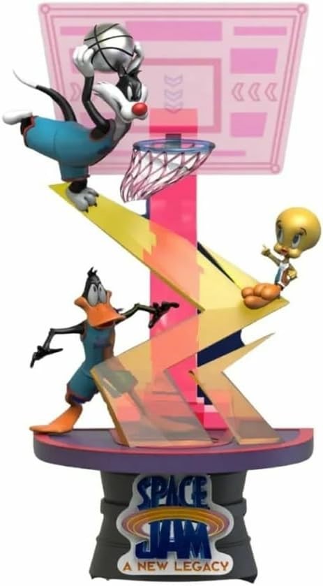 0247-5062777 · BEAST KINGDOM D Stage Space Jam a New Legacy Sylvester, Tweety and Daffy Du