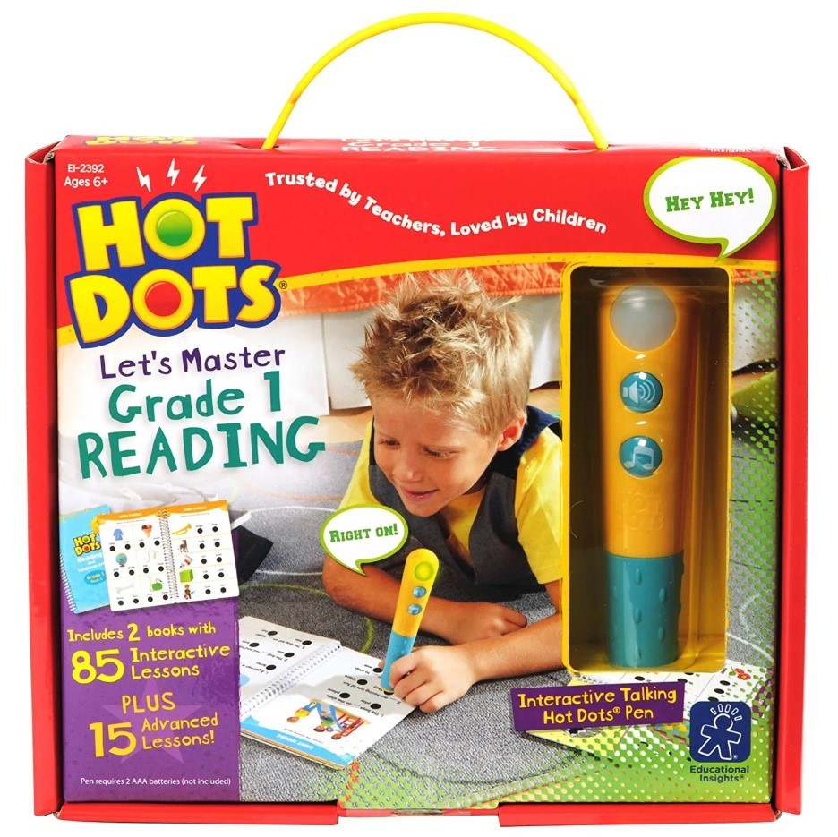 2 X EDUCATIONAL INSIGHTS Hot Dots Let's Master Grade 1 Reading For Children