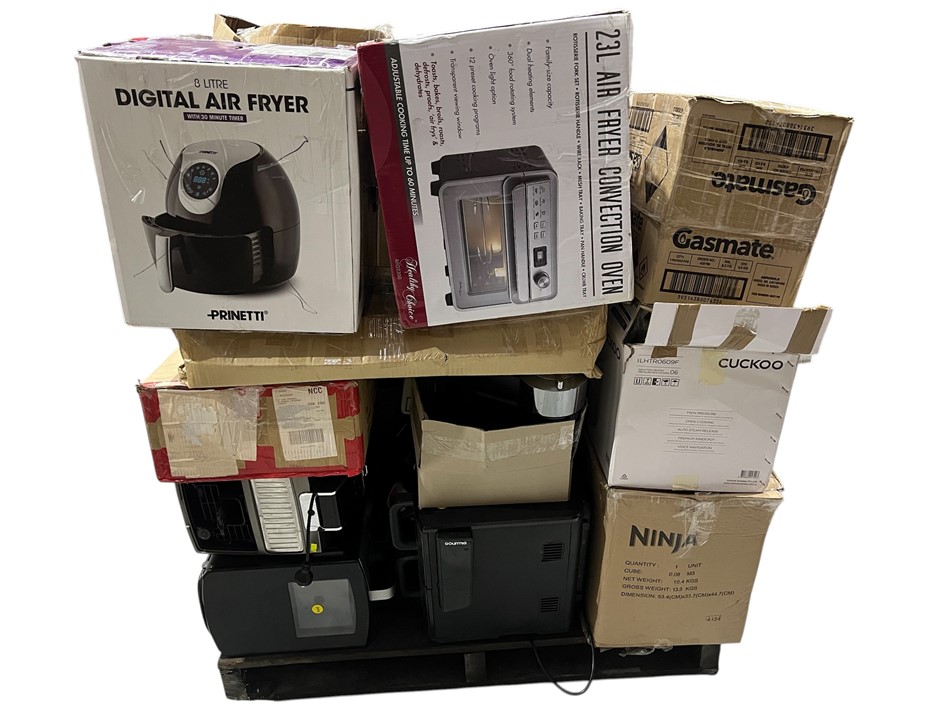 Assorted Returned Household Appliances. NB: Products are untested/condition