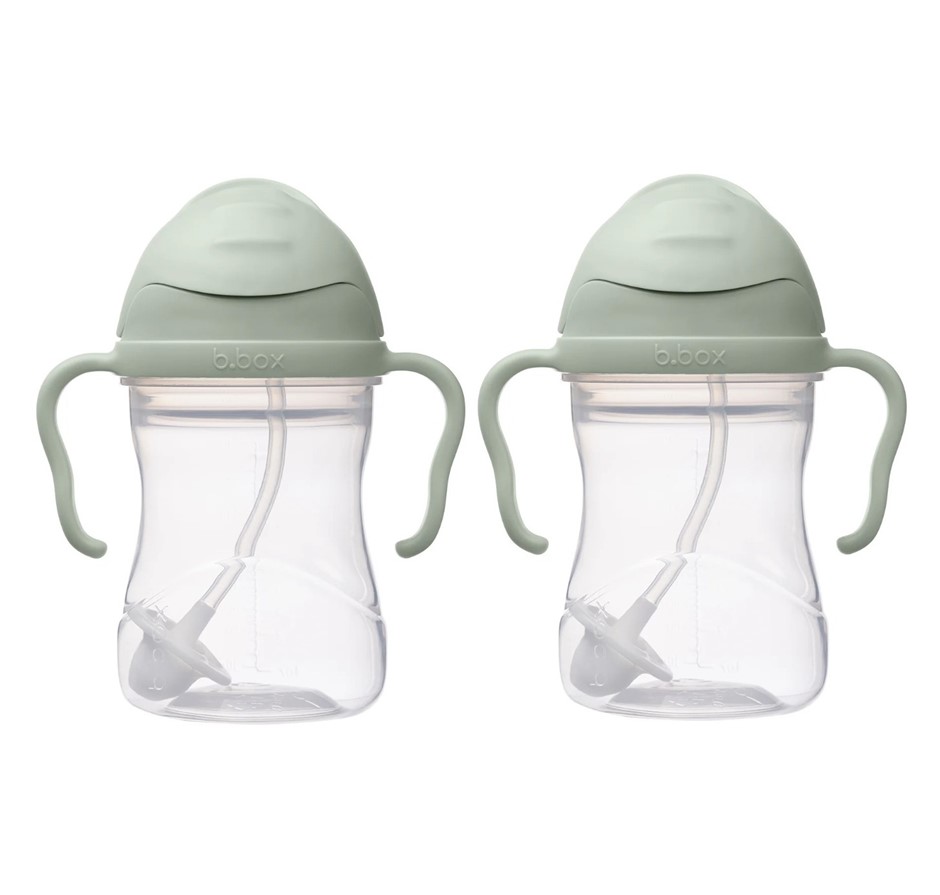 BBOX Sippy Cup 2-Piece, Sage Green.