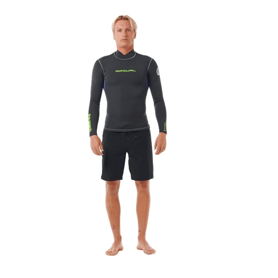 0258-5062664 · RIP CURL Men's Dawn Patrol Long Sleeves Wetsuit Top, Size M, Wild Berry (21