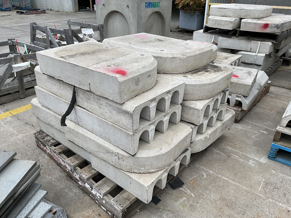 Pallet of Concrete Channel Segments