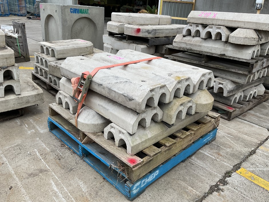 Pallet of Concrete Channel Segments