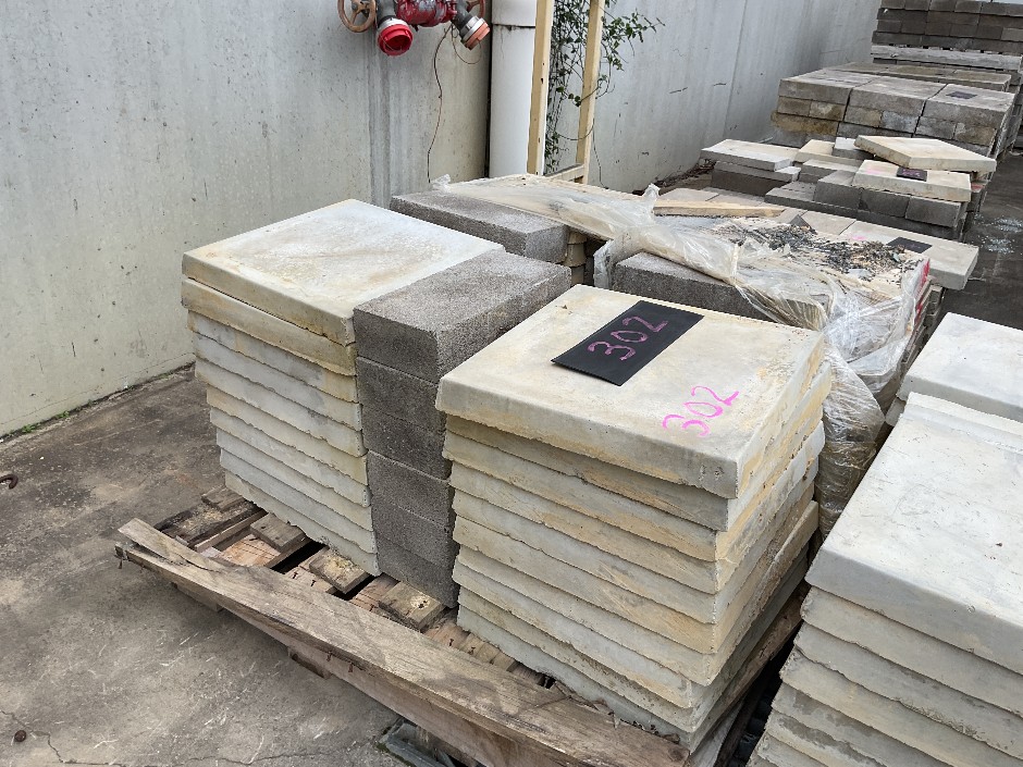 Pallet of Assorted Concrete Pavers