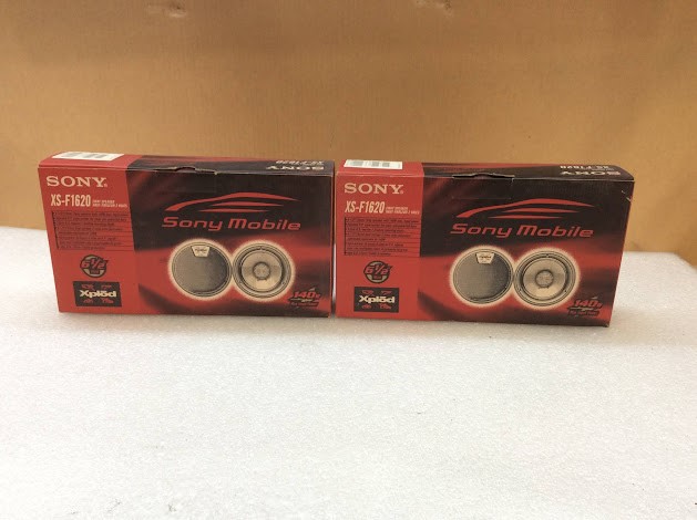 Sony XS-F1620 2-way Speakers - New (Lot of 2)