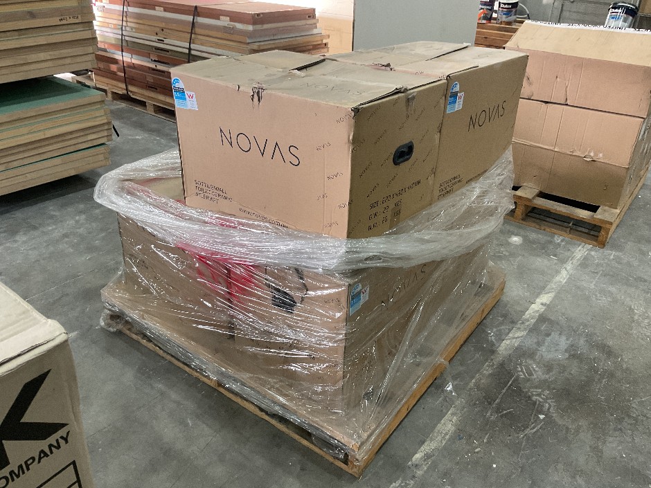 Novas Wall Ceramic Toilet x6
