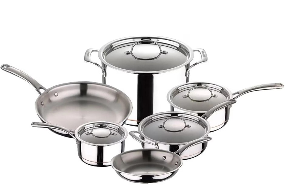 0018-5062744 · KIRKLAND Signature Stainless Steel Cookware 10 Piece Set