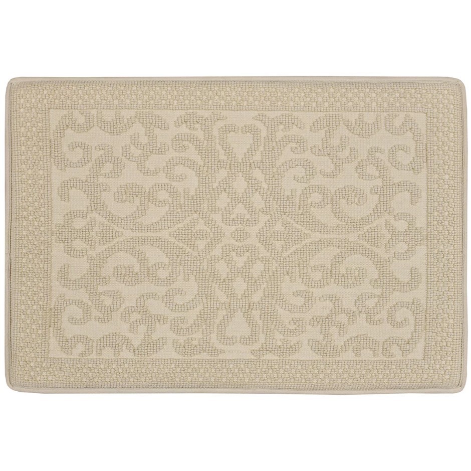 3 x RIVIERA HOMES Floor Bath Mats, New Beige.