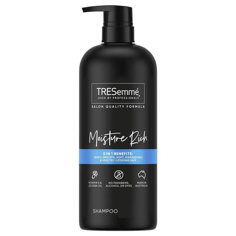 2 x TRESEMME Moisture Rich Shampoo, 1.2L. N.B: Dented packaging.