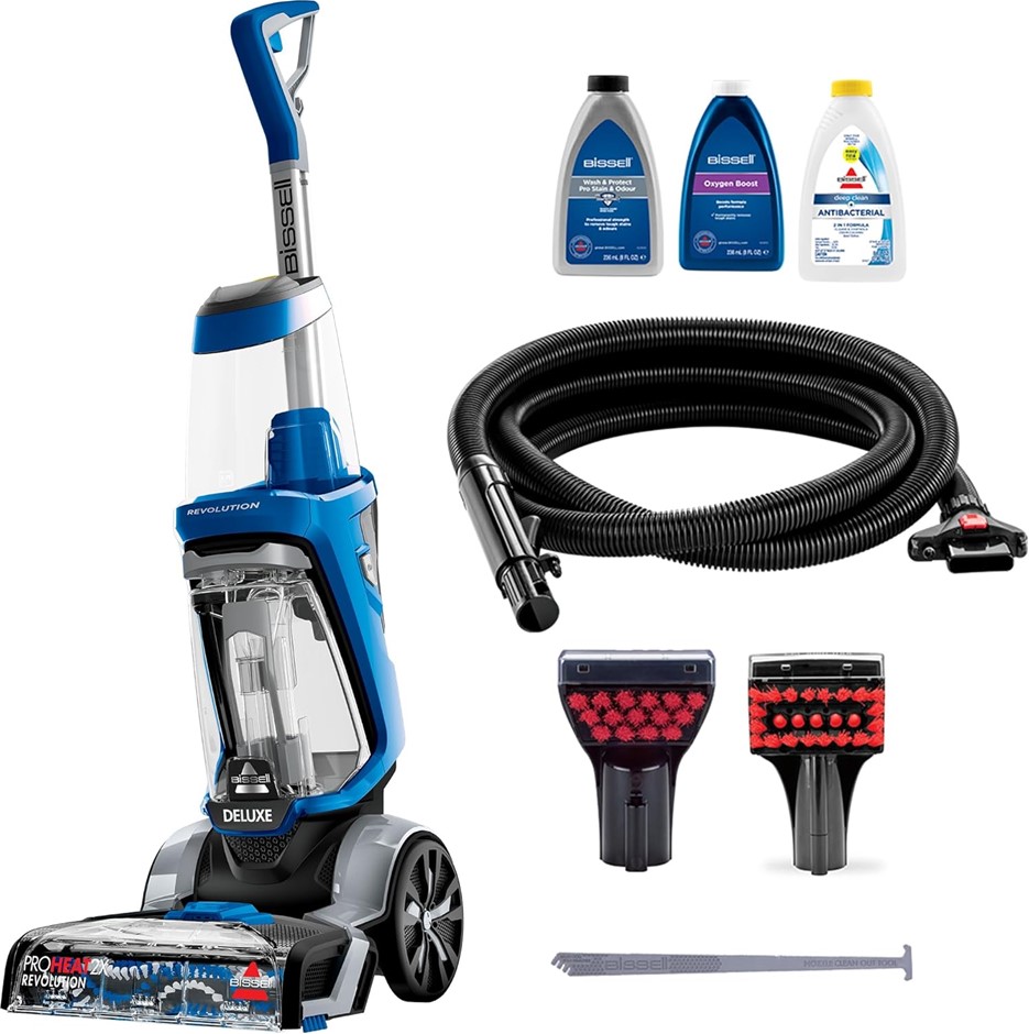 BISSELL ProHeat 2X Revolution Deluxe Carpet Cleaner 3637T. NB: Minor use, n