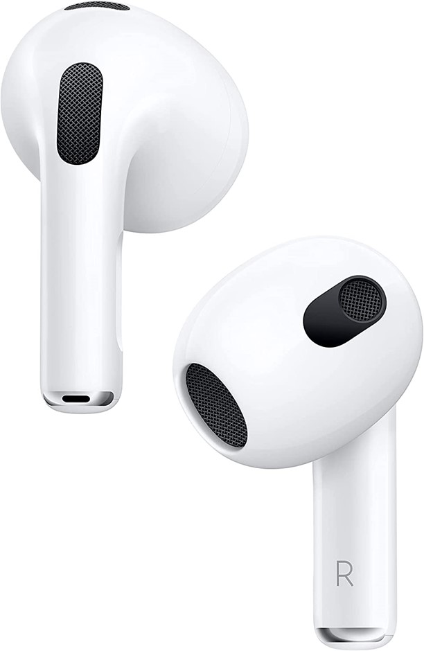 APPLE AirPods (3rd Gen), Model A2565 A2564 A2566, Serial No. H0C2072W3R. NB