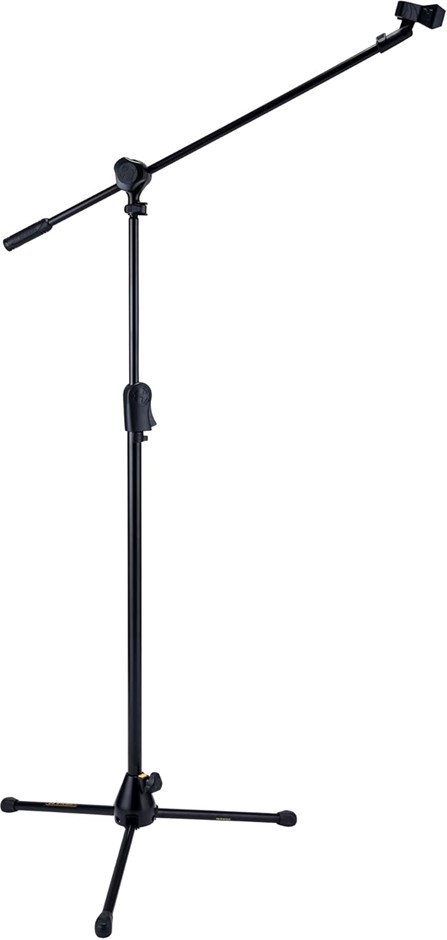 Hercules EZ Clutch Tripod Microphone Stand/Holder w/ 2 in 1 Boom/Mic Clip B