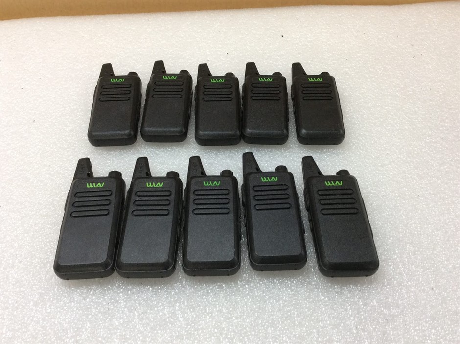0027-2584513 · WLN KD-C1 Two-Way Radio (Lot of 10)