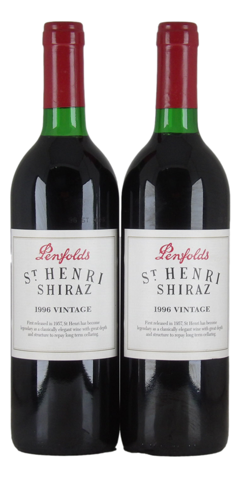 Penfolds St Henri 1996 (2x 750mL), SA.