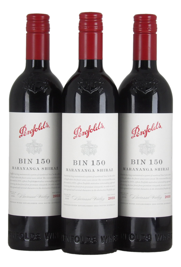 Penfolds Bin 150 2018 (3x 750mL), SA.