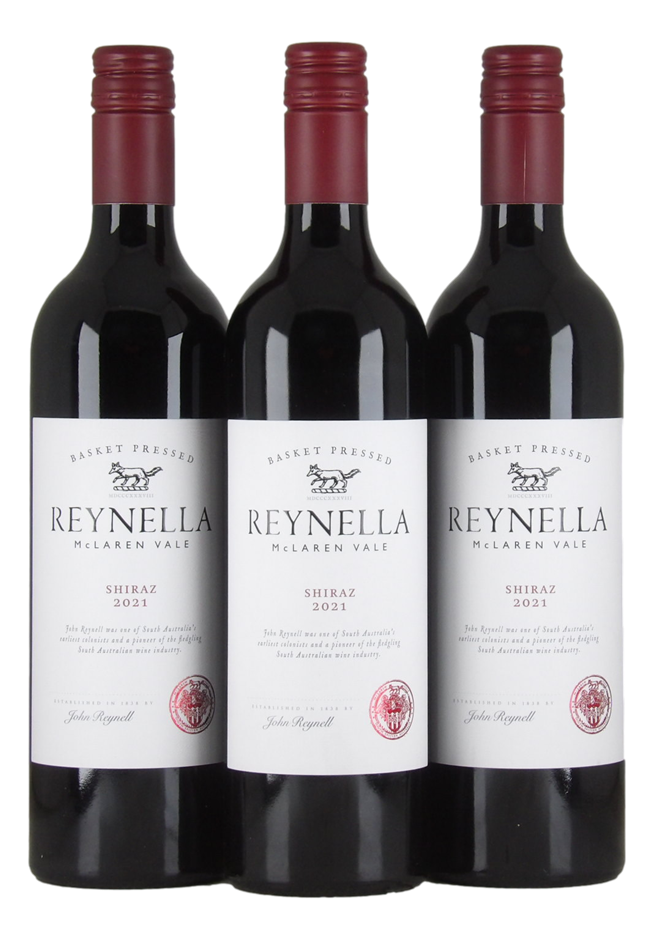 Reynella Basket Pressed Shiraz 2021 (3x 750mL) McLaren Vale