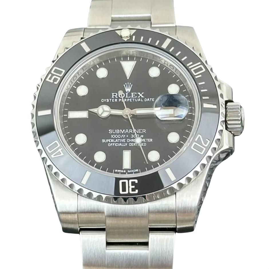 0012-2584535 · ROLEX SUBMARINER 40MM STEEL BLACK DIAL 116610LN BXP & COA