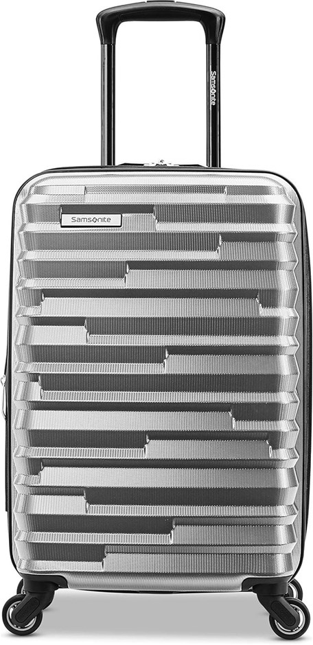 SAMSONITE Ziplite 4.0 Hardside Spinner Luggage (Silver Oxide, Carry-On) NB: