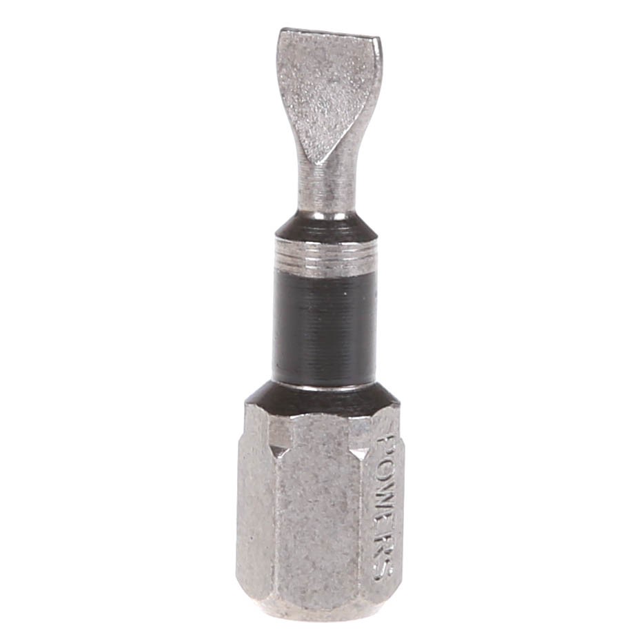 1000 x POWERS #5 x 25mm Slotted Torsion Screwdriver Bits.