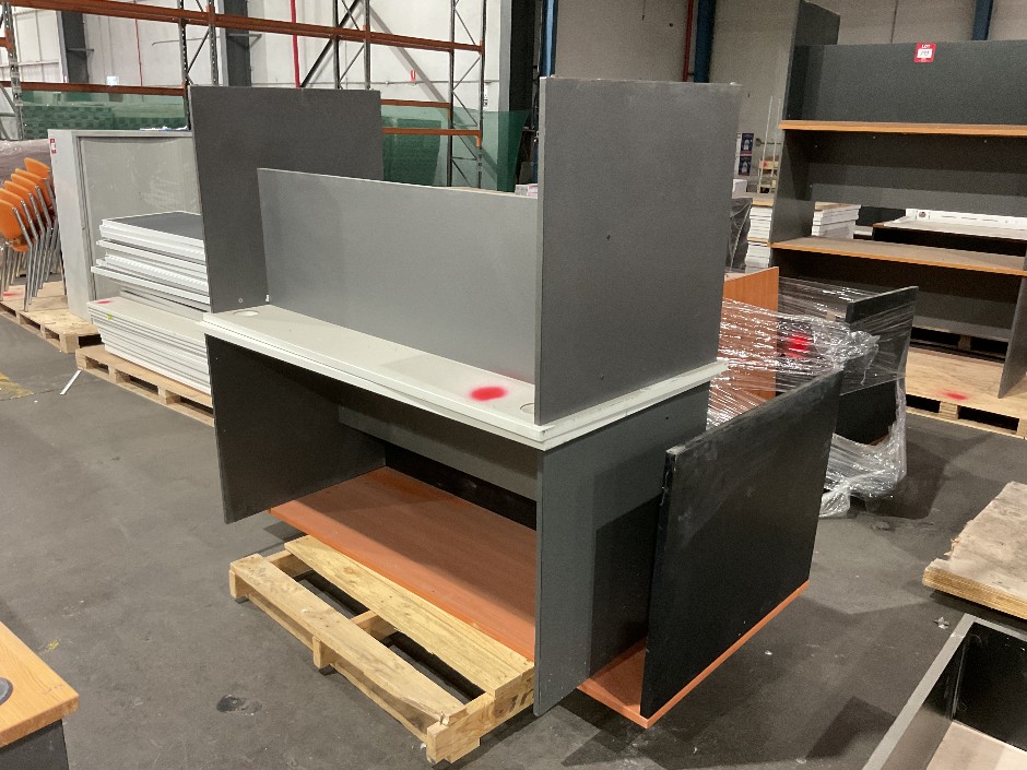 3x Timber Laminate Desks