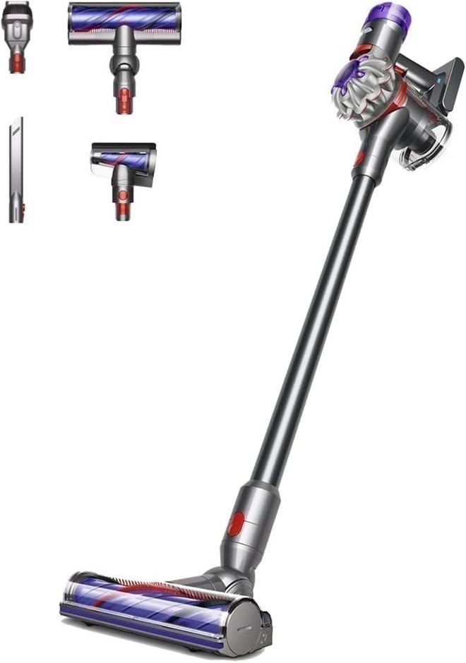 DYSON V8 Cordless Vacuum Cleaner, Model No.: 394437-01. NB: Minor Use.