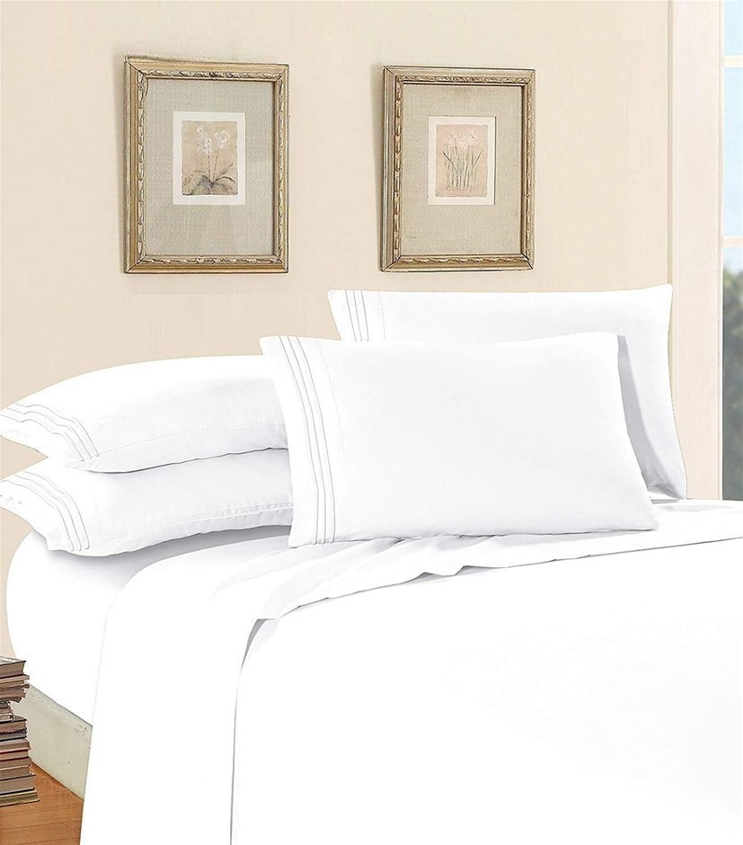ELEGANT COMFORT Luxury Egyptian Soft 1500 Premium Hotel Quality Wrinkle Res