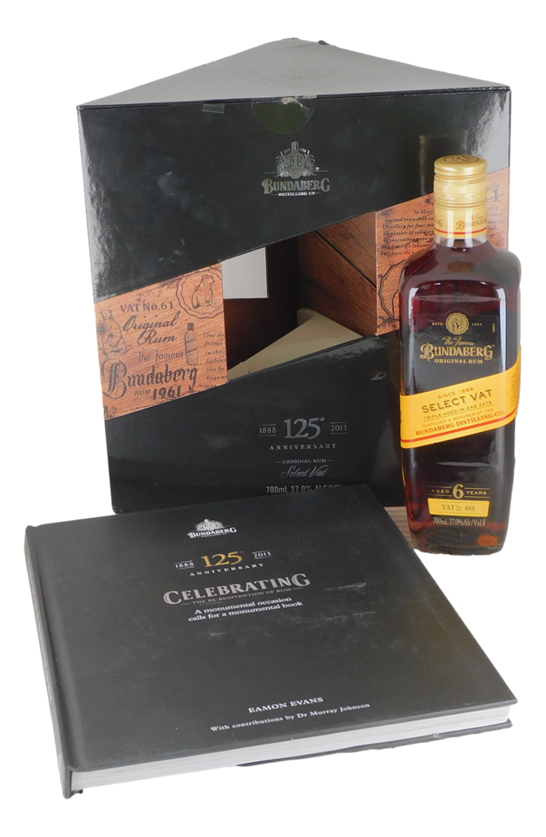Bundaberg 125th Anniversary Select Vat Bookpack (1x 700mL), QLD.
