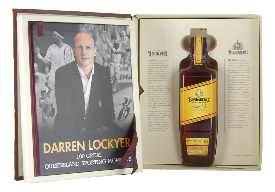 Bundaberg Darren Lockyer 100 Great Sporting Moments Gift Pack (1x 700mL)