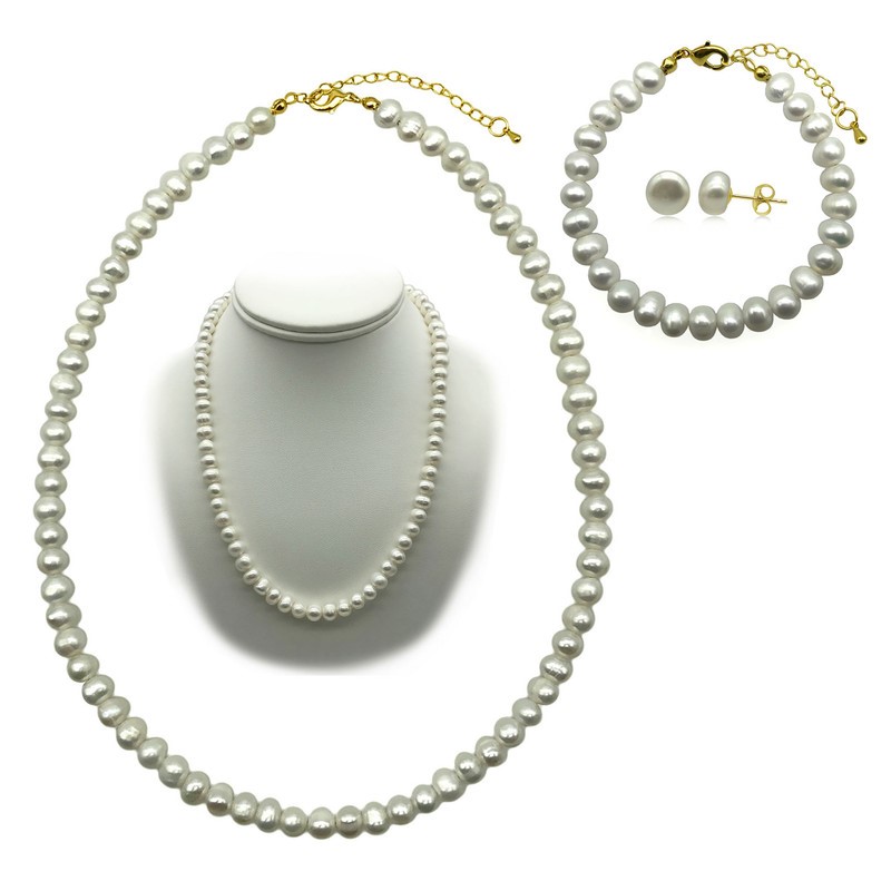 M&N Emporium - Pearl & Gemstone Jewellery Sets + Free Gift!!