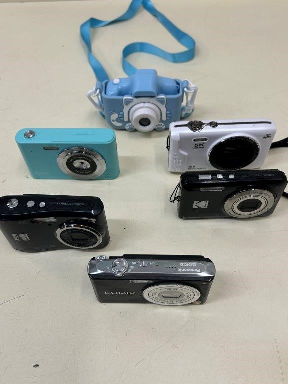 6 x Assorted Digital Cameras includes