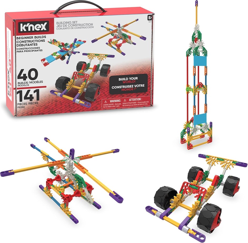K'NEX - Beginner Builds 141 pieces 40 builds