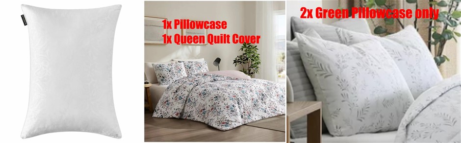BUNDLE of Serelena Comforter Queen Wildflower 1 Pillowcase only + Jennifer