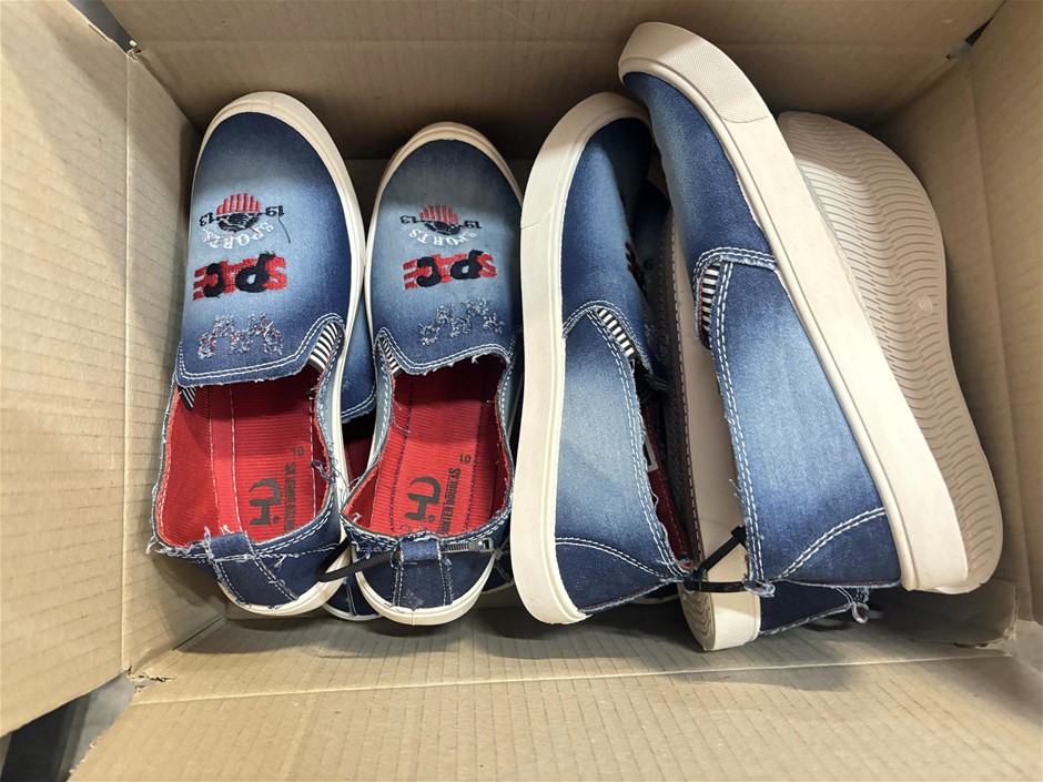 5 Pairs Unisex Shoes 1 Design SIZE US10