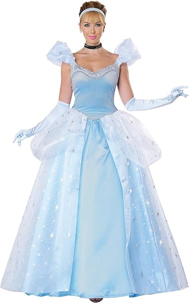 California Costumes Womens Cinderella Deluxe Ball Gown Costume SIZE M
