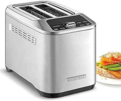 CUISINART 2 Slice Signature Automated Digital Stainless Steel Toaster.