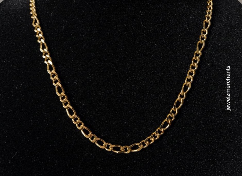 18K/Italy Stamped Yellow Gold Filled Chain -50cm-Bonus Gift