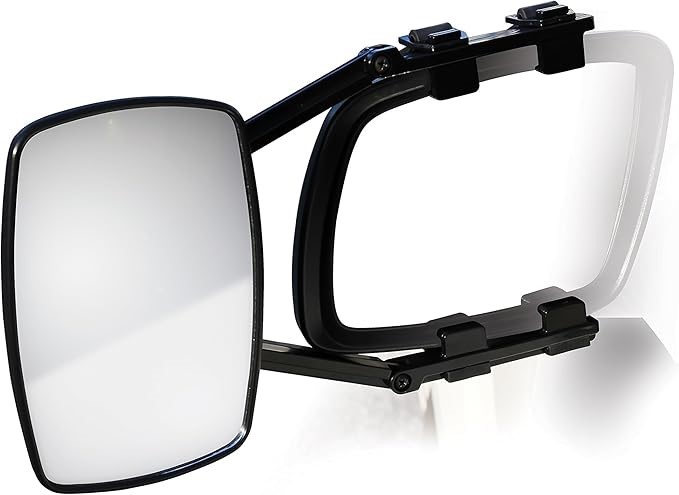 Camco Clamp-On Towing Mirror - Securely Clamps onto Your Vehicle's Mirror t