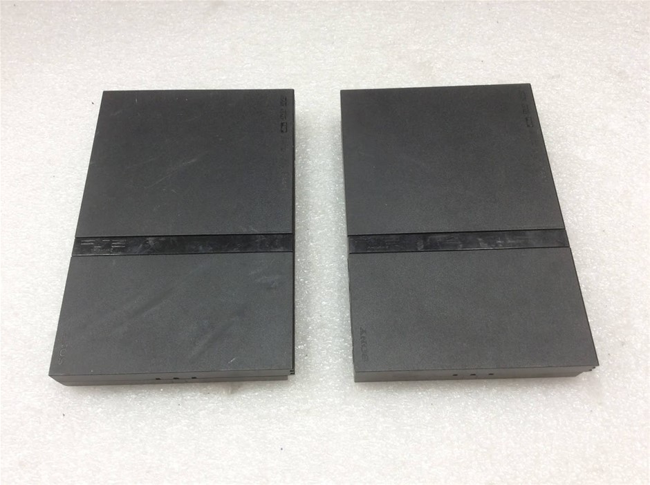 Sony PlayStation 2 SCPH-70002 Game Console (Lot of 2)