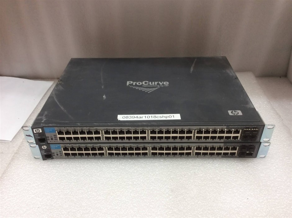 HP ProCurve 2510G-48 J9280A Gigabit Managed Ethernet Switch (Lot of 2)